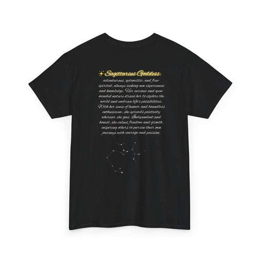 Sagittarius Goddess Cotton Tee