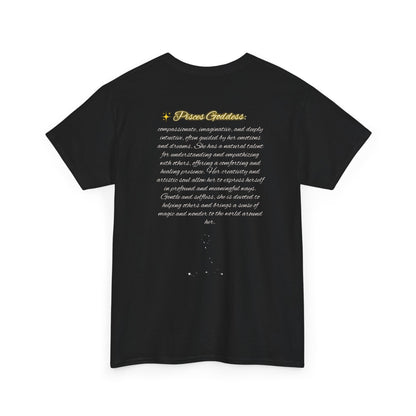 Pisces Goddess Cotton Tee
