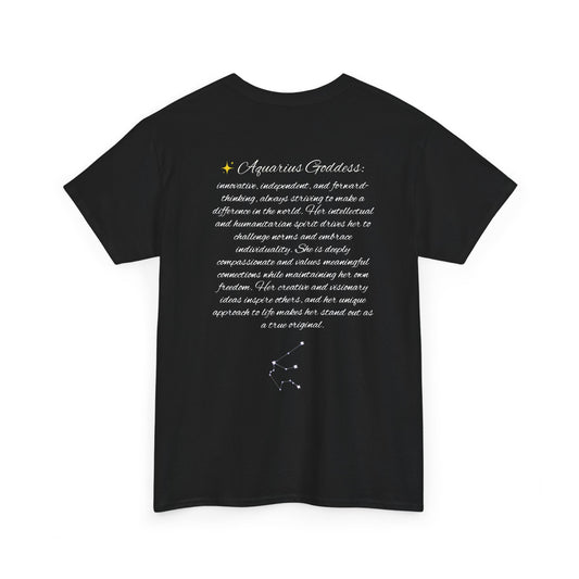 Aquarius Goddess Cotton Tee