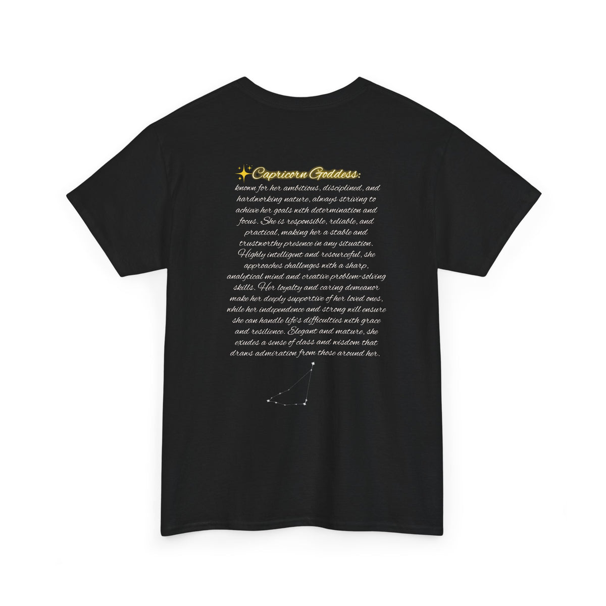 Capricorn Goddess Cotton Tee