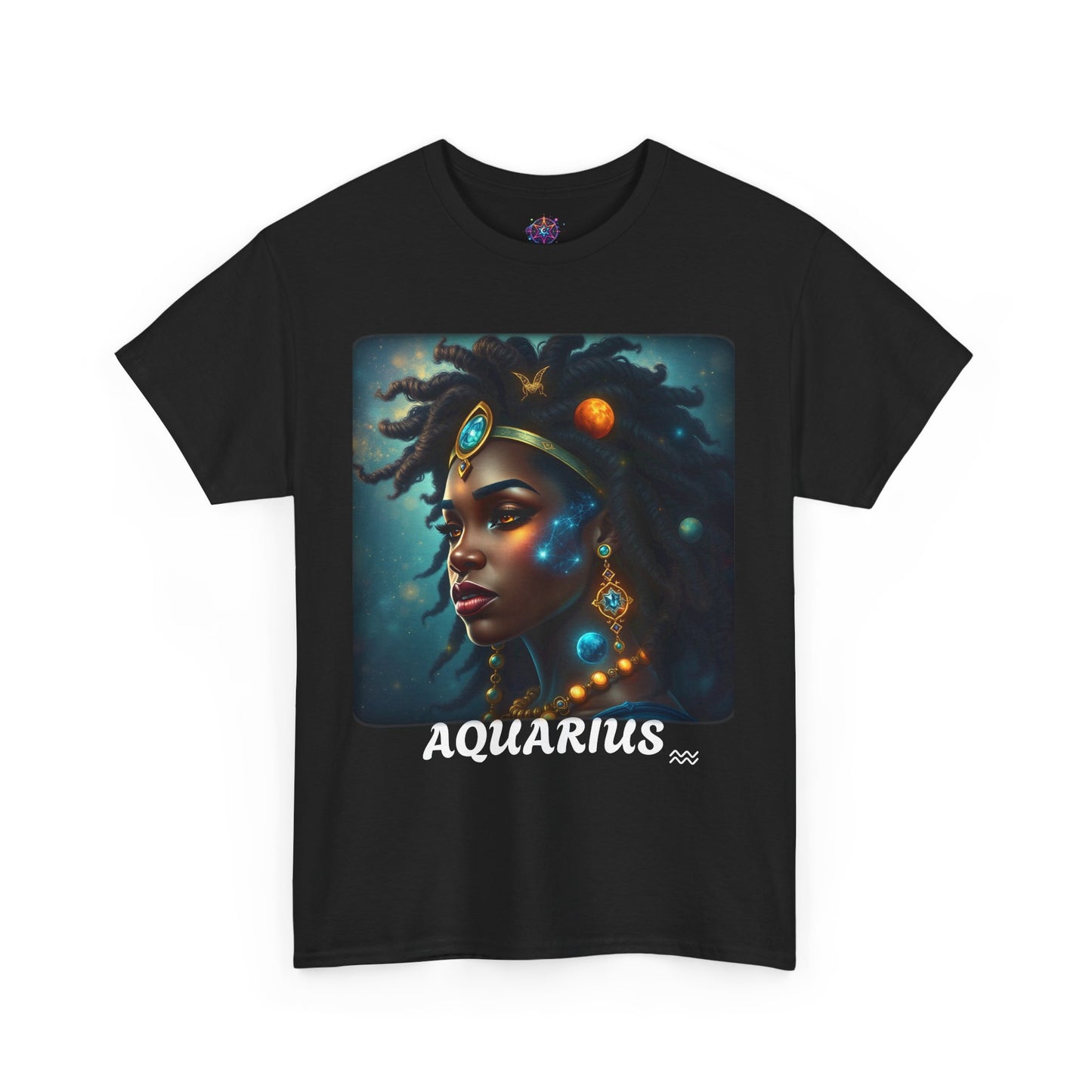 Aquarius Goddess Cotton Tee