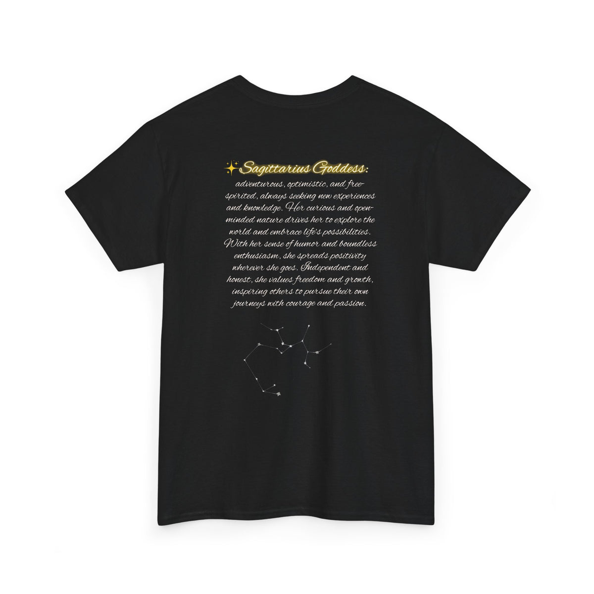 Sagittarius Goddess Cotton Tee