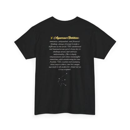 Aquarius Goddess Cotton Tee