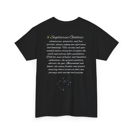 Sagittarius Goddess Cotton Tee