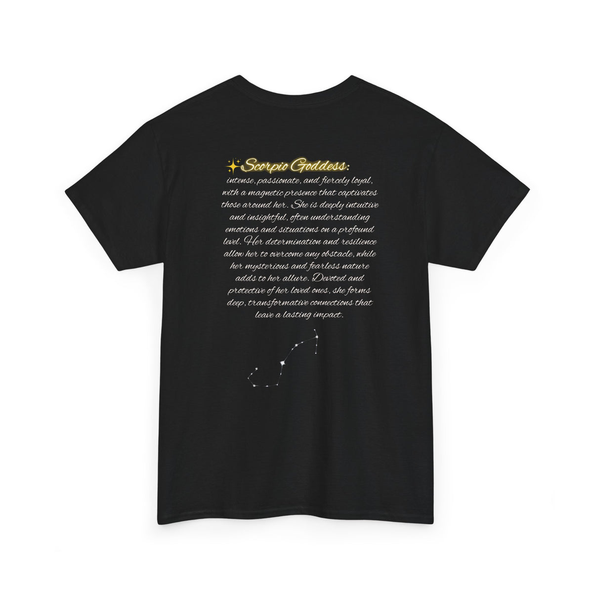Scorpio Goddess Cotton Tee